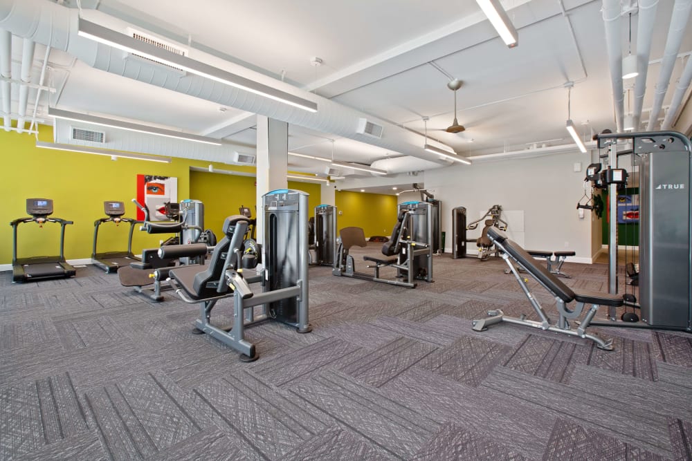 Well-equipped fitness center at Capri On Camelback in Phoenix, Arizona