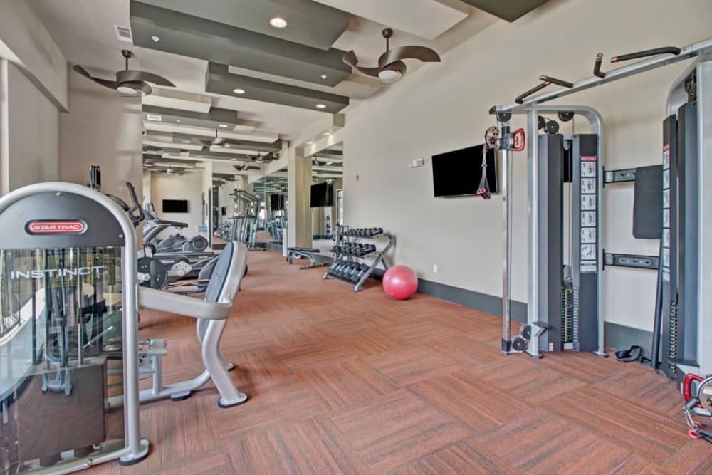 Fitness studio at Duet in Nashville, Tennessee