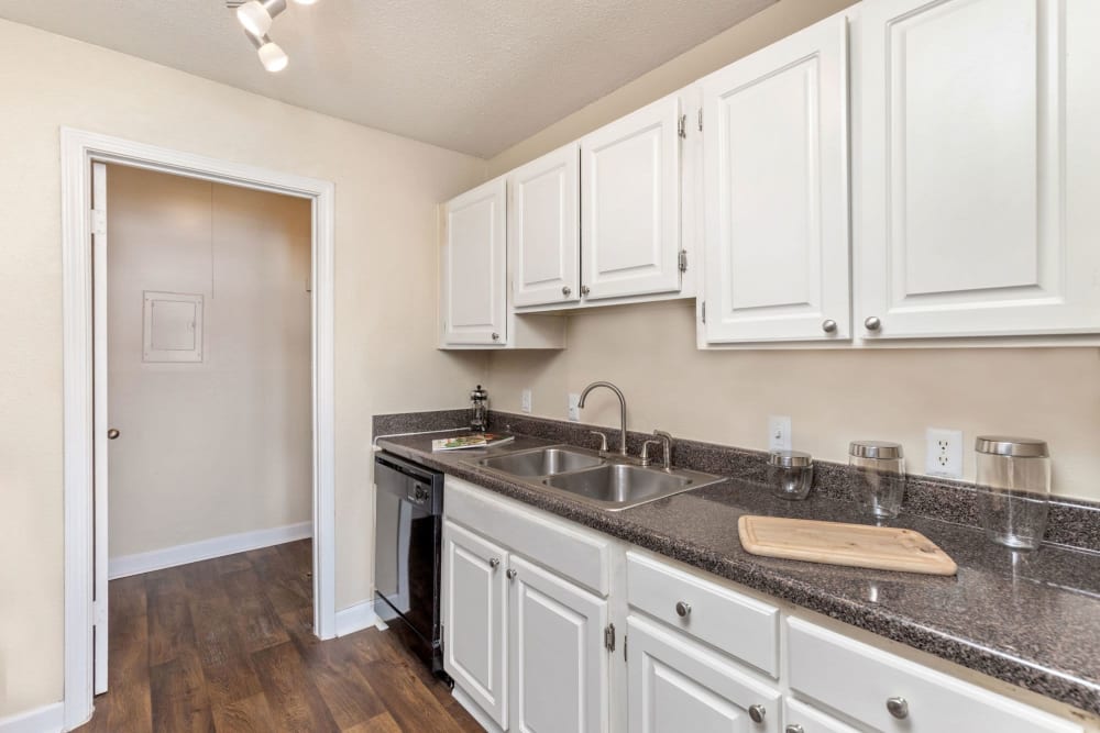 Kitchen at Carriage Hills Apartments in Macon, Georgia