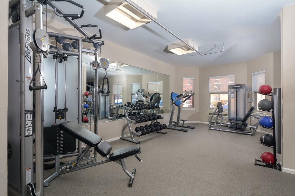 AION Fit fitness center at The Brunswick in New Brunswick, New Jersey