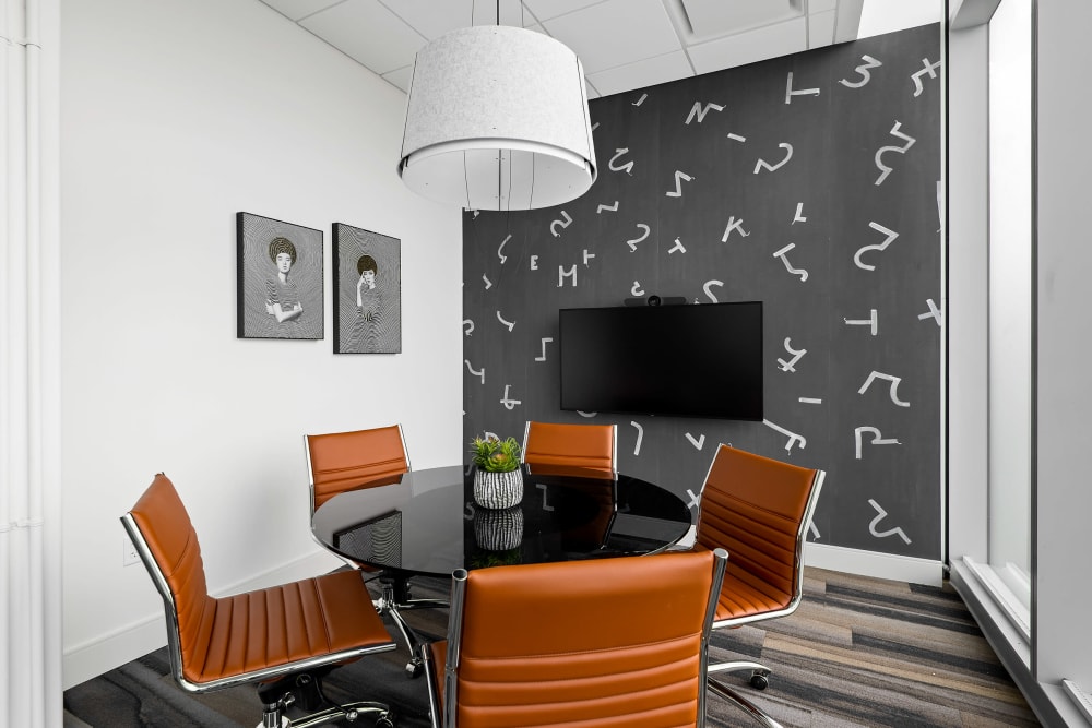Private Conference Room at The Hub at Prairie Shores Bronzeville, Chicago Illinois Resident Amenity Center