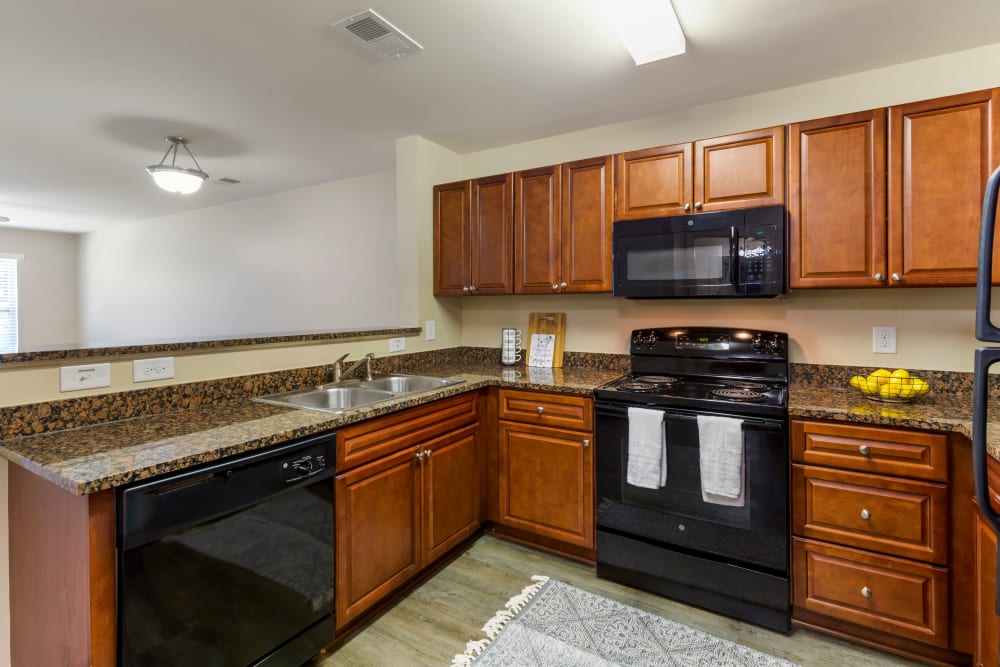 Kitchen Granite Countertops at Stone Gables in Raeford, North Carolina