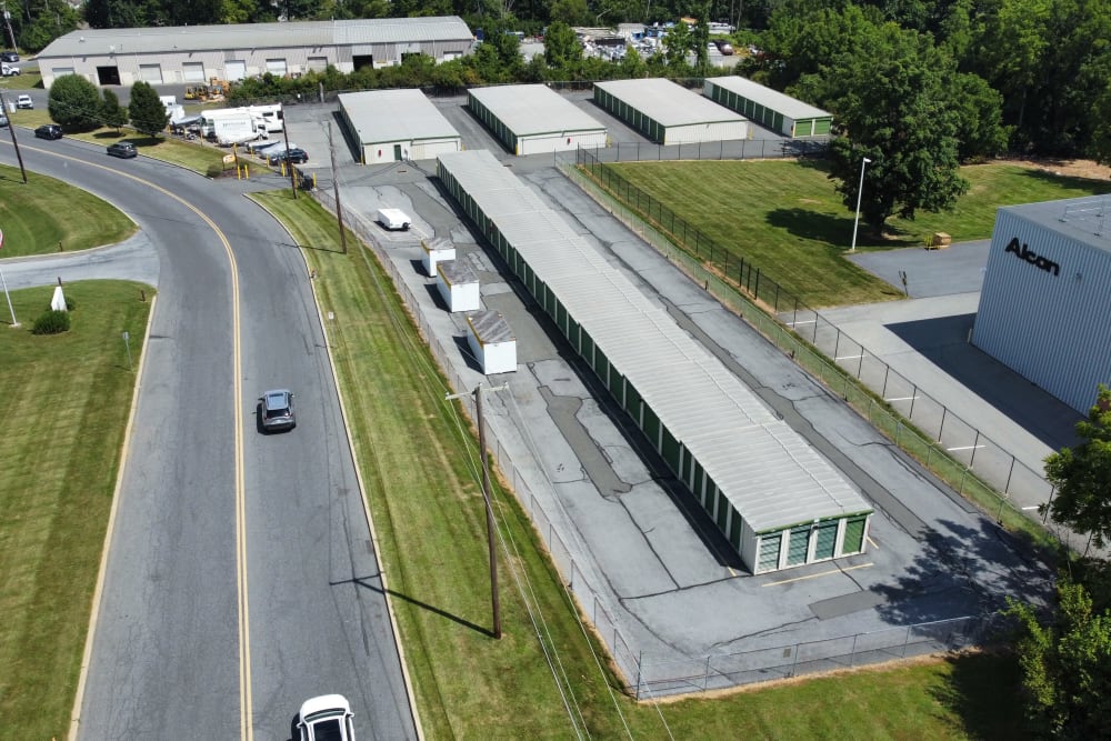 Aerial view of Storage World in Sinking Spring, Pennsylvania