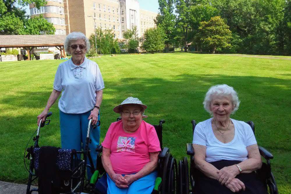 Residents outside at Corp Site Testing in Bend, Oregon