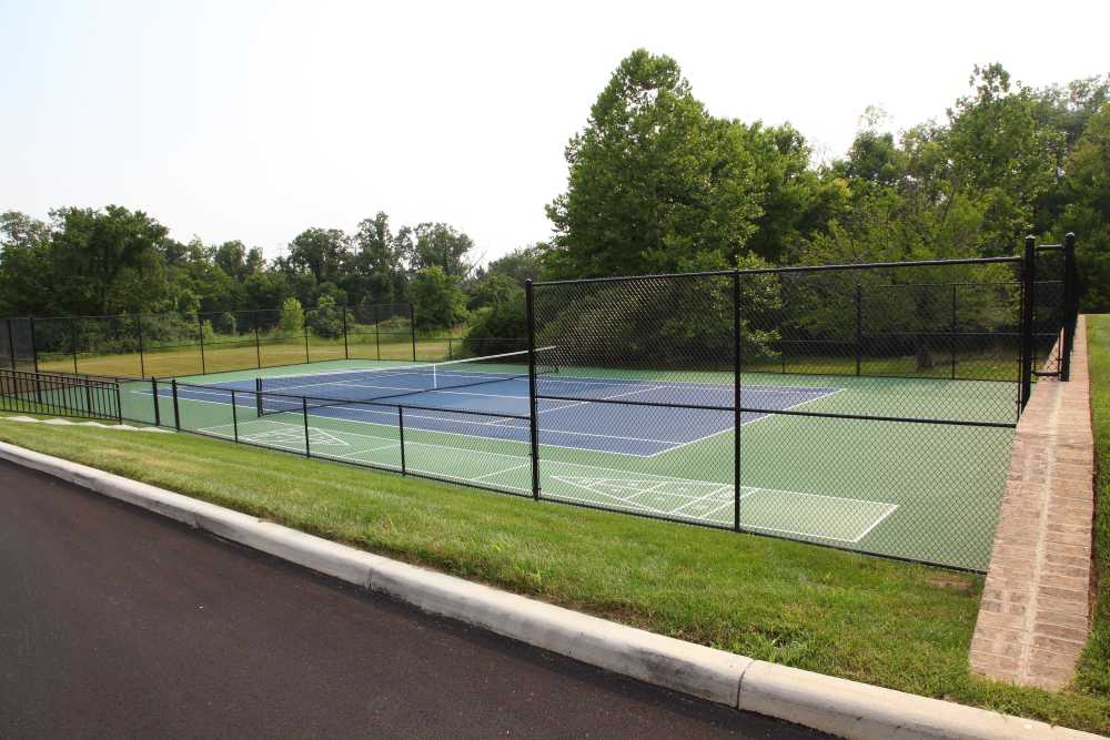 Tennis courts at Corp Site Testing in Bend, Oregon