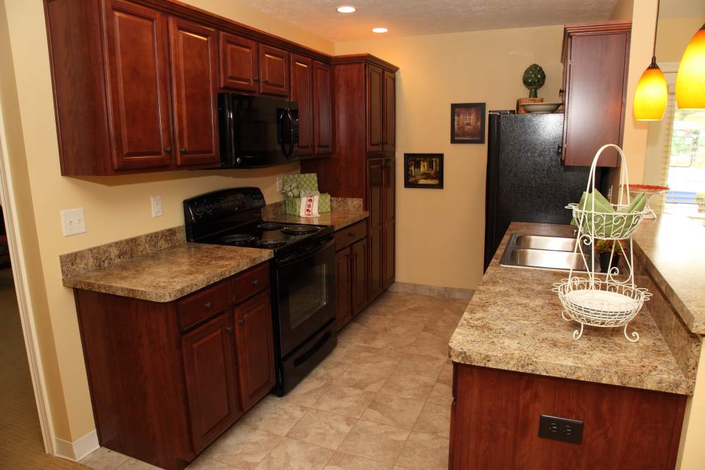 Kitchen in apartment at Location Finder - Page Load Testing in Bend, Oregon