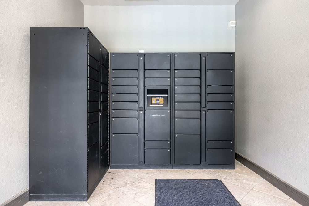 Package lockers at Marquis Castle Pines in Castle Pines, Colorado