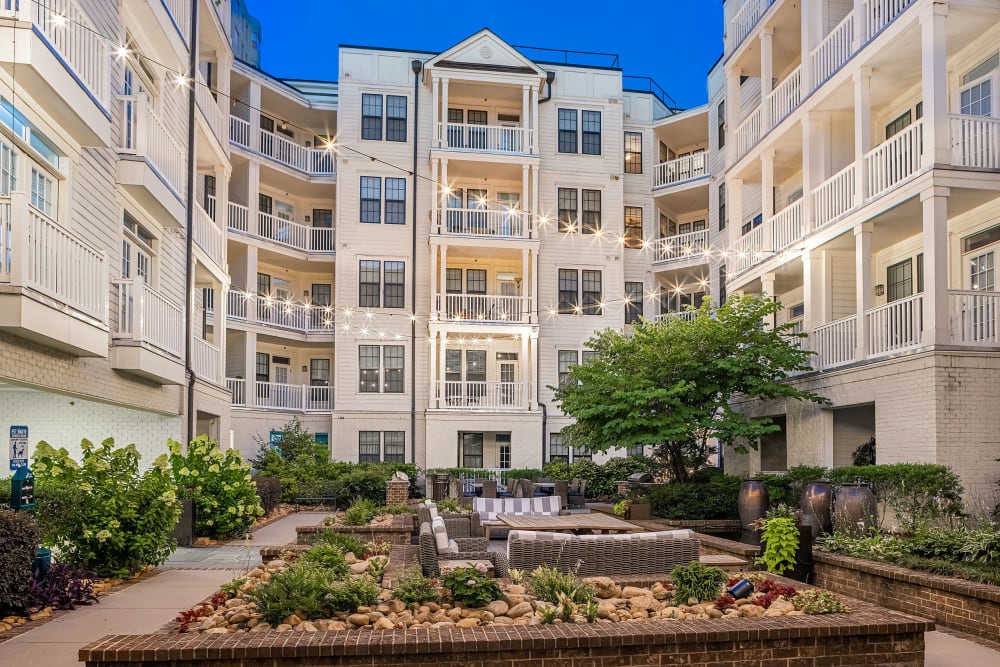 Courtyard at at Marquis at Buckhead in Atlanta, Georgia