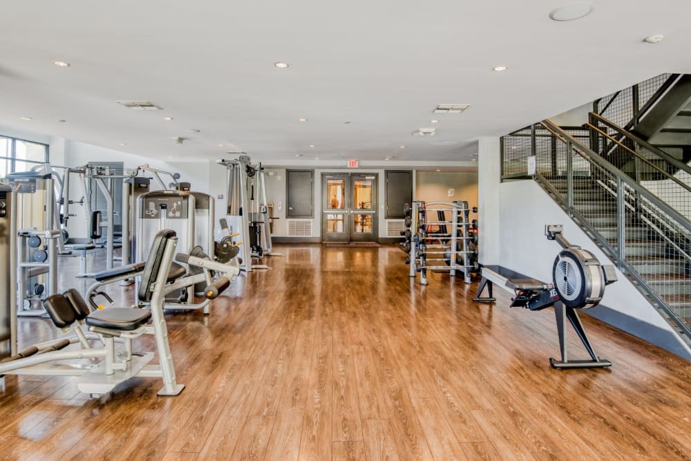 Incredibly fitness center with everything you need for a workout at Broadstone Waterfront in Scottsdale, Arizona