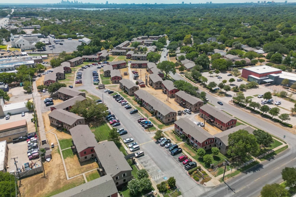 Aerial view Exterior at Estancia Hills in Dallas, Texas
