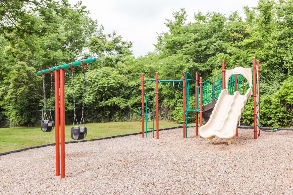 Outdoor playground at The Village at Crestview Apartments in Madison, Tennessee