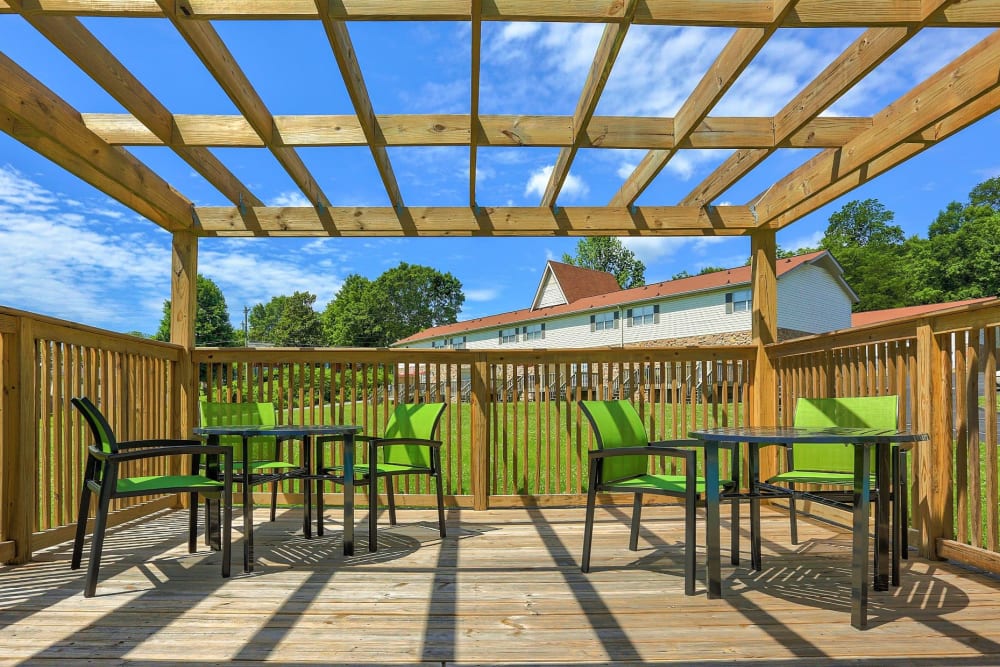 Lounge seating at Country Oaks Apartments in Hixson, Tennessee