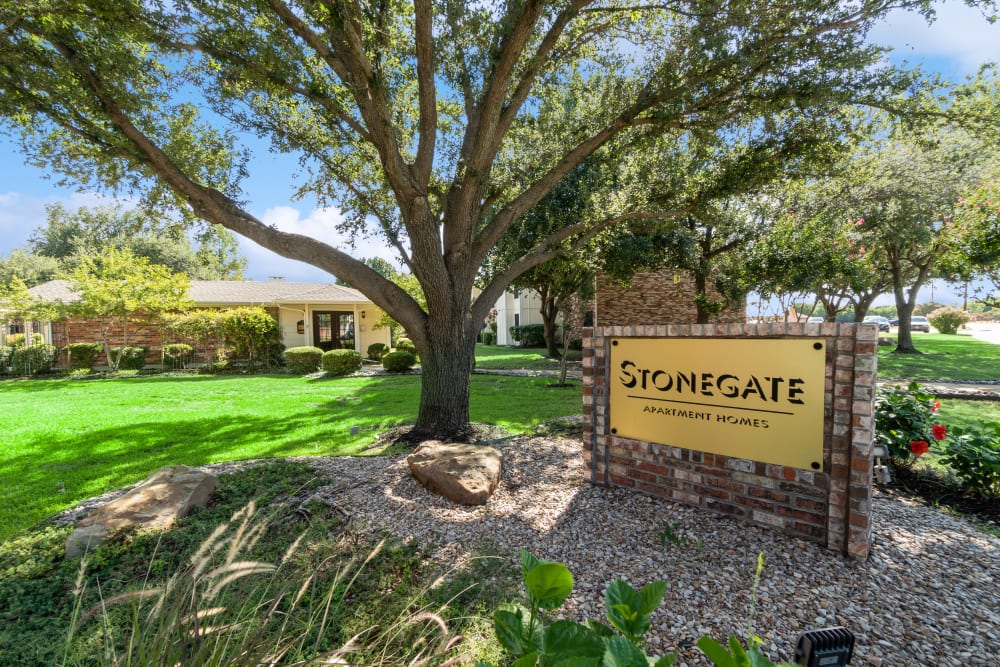 Front Entrance  at Stonegate Apartments in Mckinney, Texas