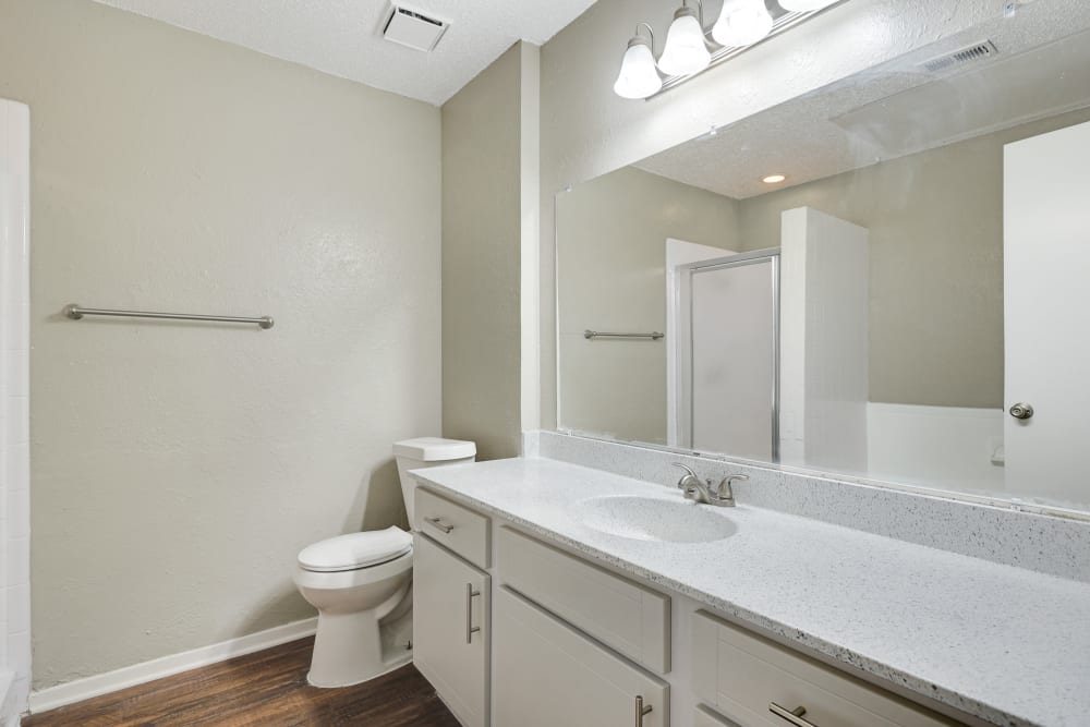 bathroom at Summit Point Apartments in Mesquite, Texas
