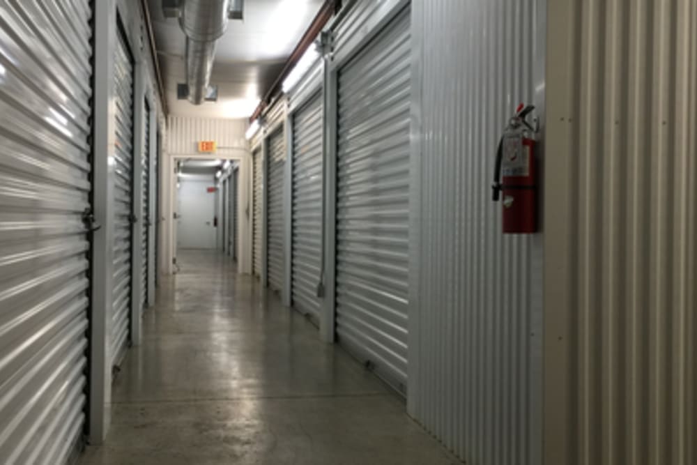 Storage units inside at Best American Storage in Lake Wales, Florida