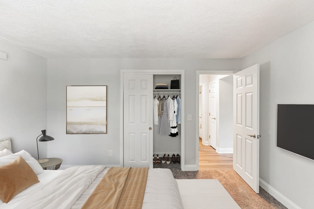 Bedroom at Eagle Rock Apartments at Manchester in Manchester, New Hampshire