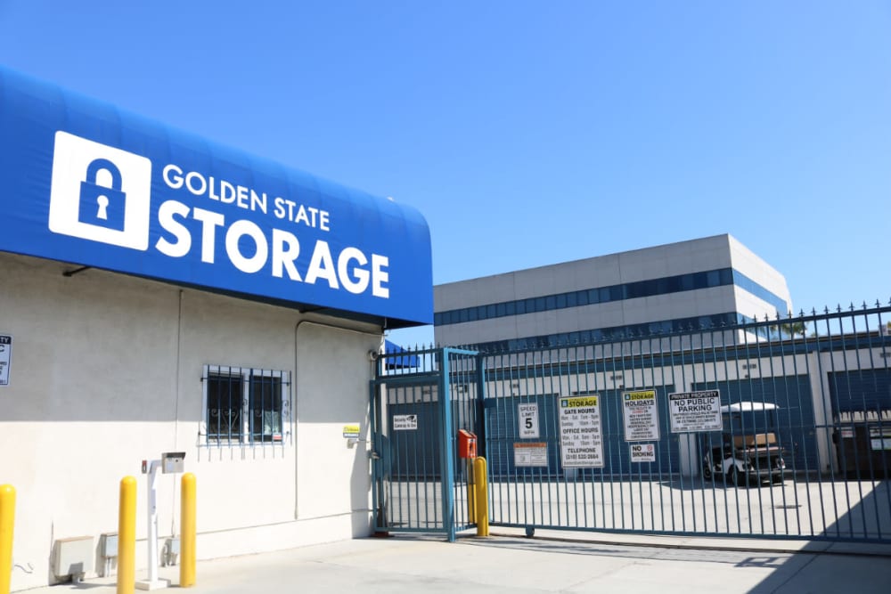 Security gate at Golden State Storage - Gardena in Gardena, California