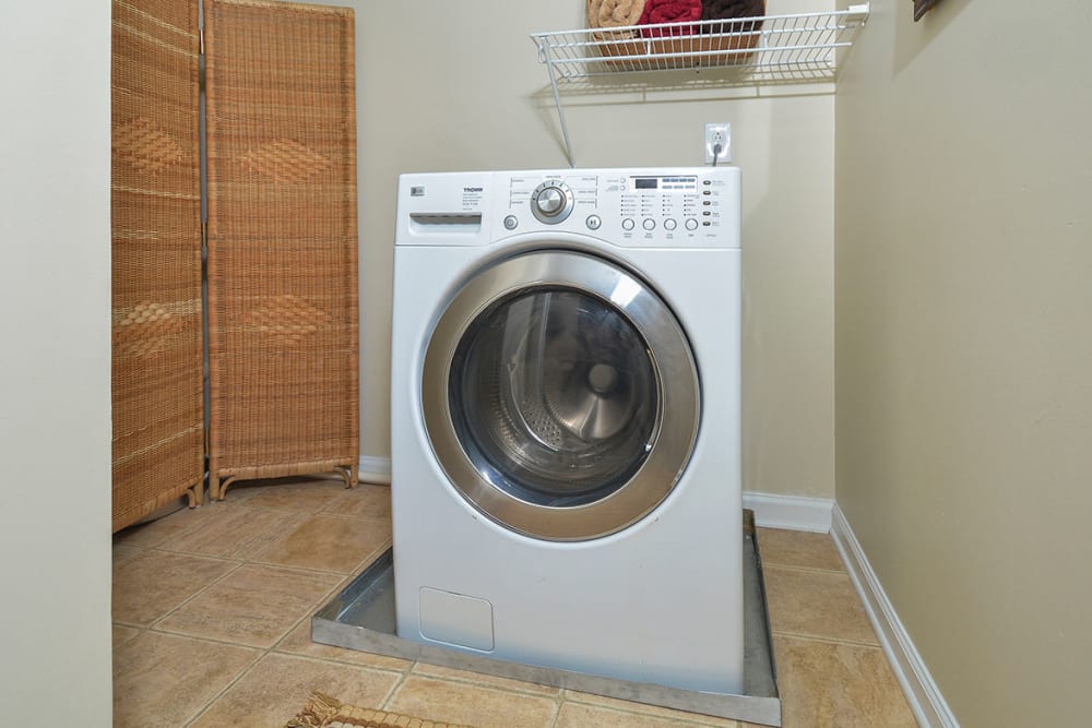 Laundry room at Cherry Hill Towers in Cherry Hill, New Jersey