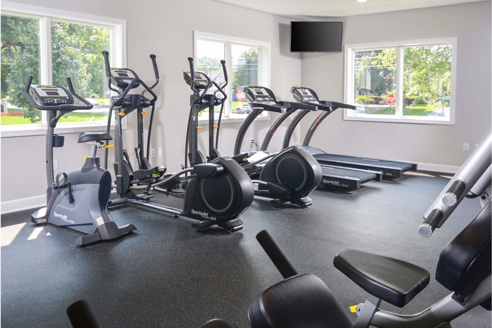 Fitness room at Valley Park, Bethlehem, Pennsylvania