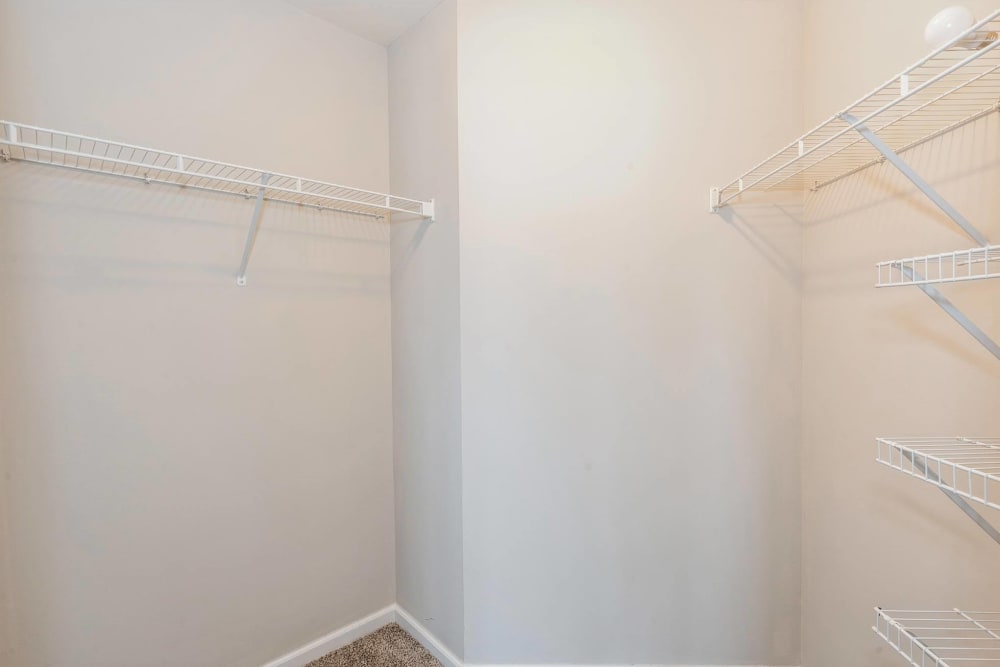 Walk-in closet at Parc at Lyndhurst in Lyndhurst, New Jersey