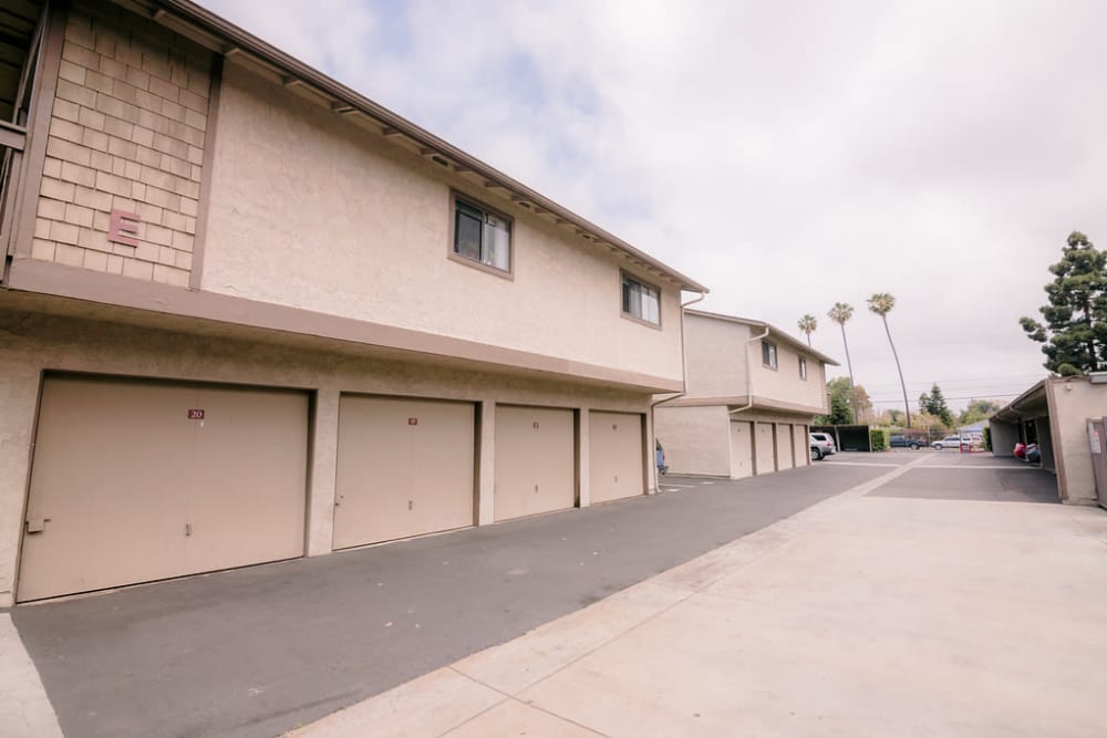 Parking and garages at Westlake Village in Costa Mesa, California