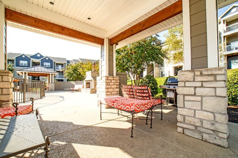 Poolside Grilling Station at Providence Trail in Mt Juliet, Tennessee