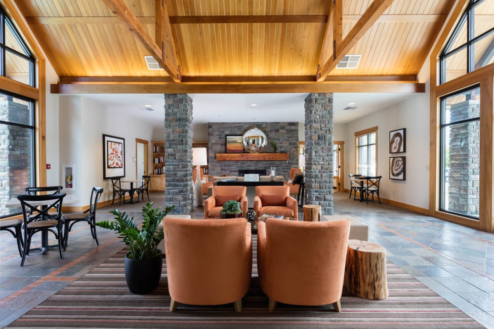 Resident clubhouse at Avery at Orenco Station in Hillsboro, Oregon