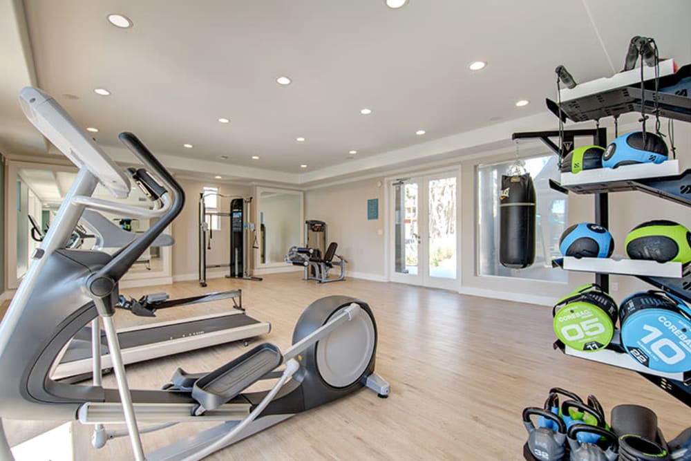Fitness room at Villas at Carlsbad in Carlsbad, California