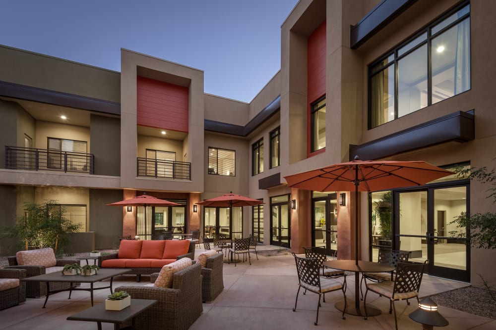 Outdoor space at Clearwater Ahwatukee in Phoenix, Arizona