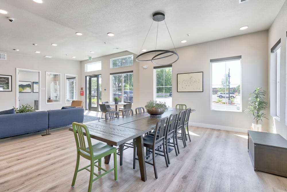 Community space at Fields on 15th Apartment Homes in Longmont, Colorado
