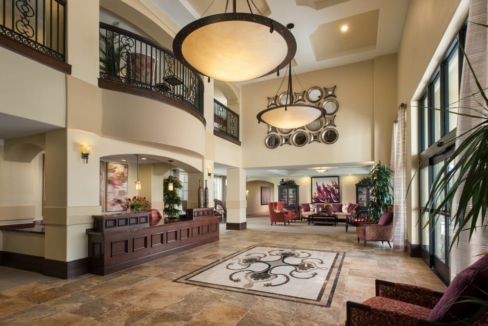 Lobby at Clearwater Agritopia in Gilbert, Arizona