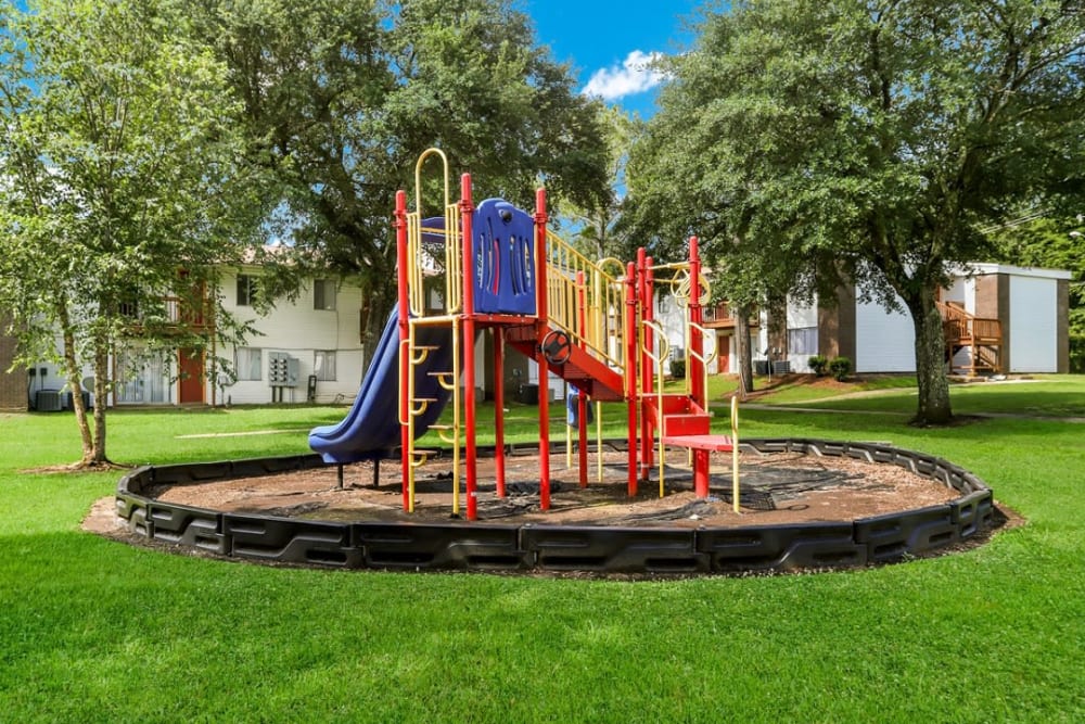 Playplace outside at Residences at Glen Oaks in Jackson, Mississippi
