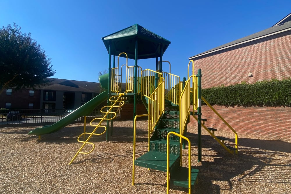 Resident children's playground at Greenleaf Apartments in Phenix City, Alabama