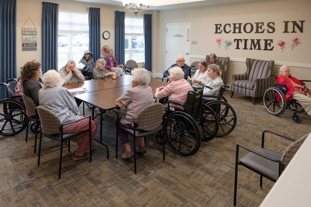 Assisted living room at Harmony at Martinsburg in Martinsburg, West Virginia