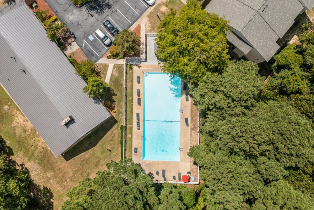 Aerial view of The Hudson in Fayetteville, North Carolina