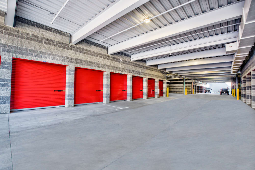 Ground-floor units at Trojan Storage of Campbell in Campbell, California