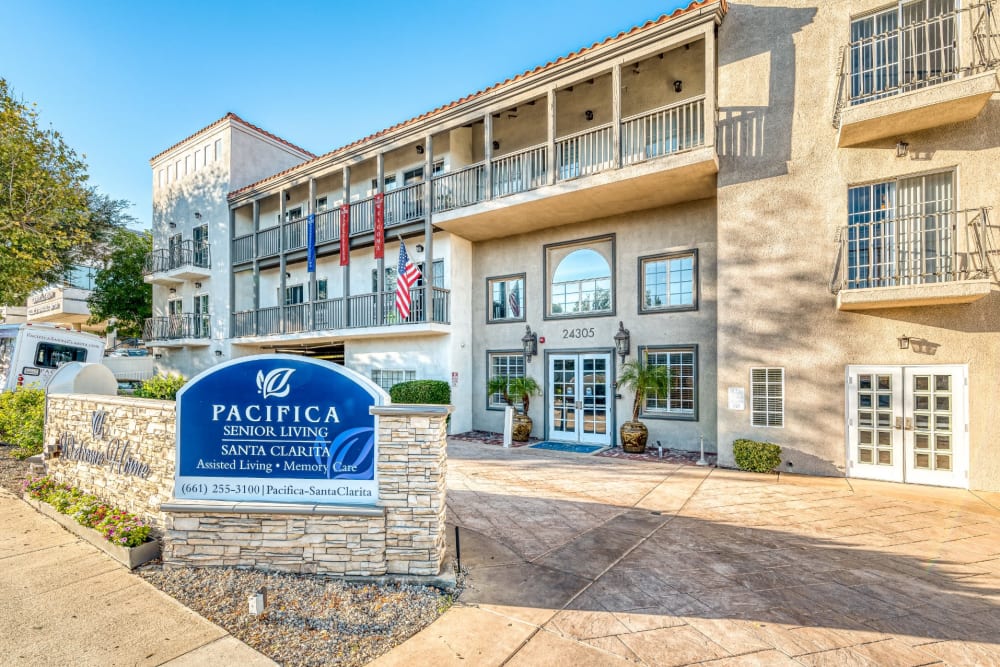 Sinage at Pacifica Senior Living Santa Clarita in Newhall, California