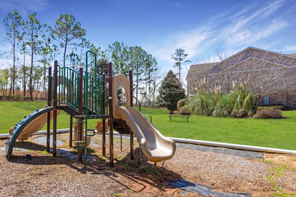 The onsite community playground at Adrian On Riverside in Macon, Georgia