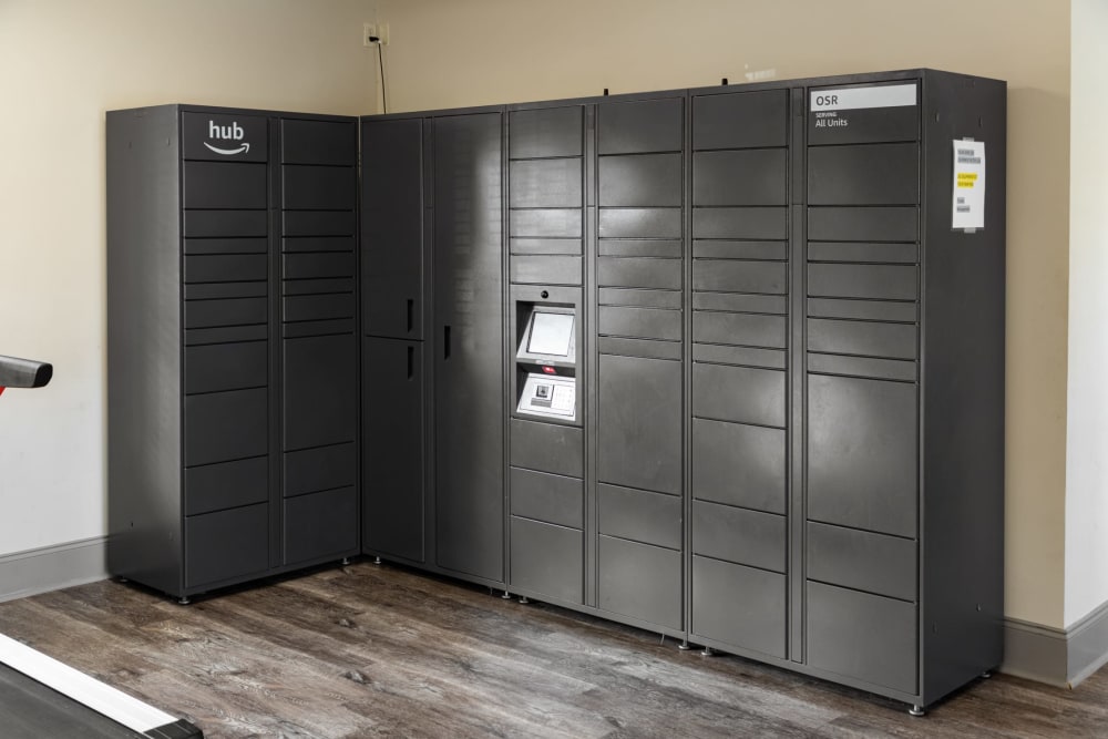 Lockers available at The Oaks of St. Clair in Moody, Alabama