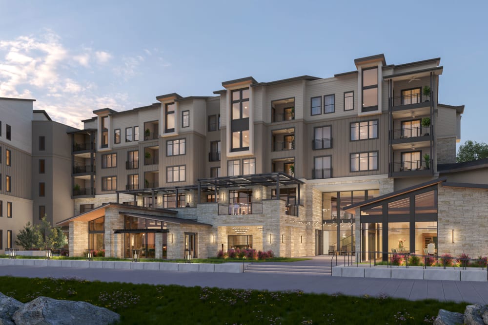 Exterior of Touchmark at Emerald Lake in McKinney, Texas