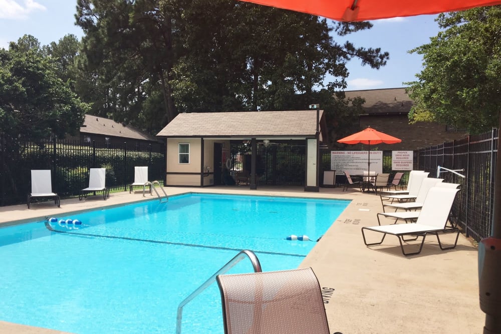 Swimming pool at The Grove at Six Hundred Apartment Homes in Rome, Georgia