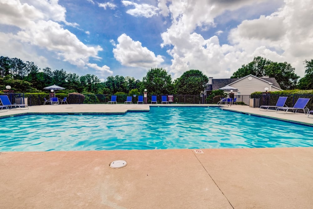 Outdoor pool at Chason Ridge Apartment Homes in Fayetteville, North Carolina