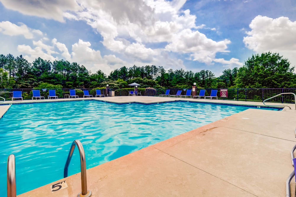 Outdoor pool at Chason Ridge Apartment Homes in Fayetteville, North Carolina