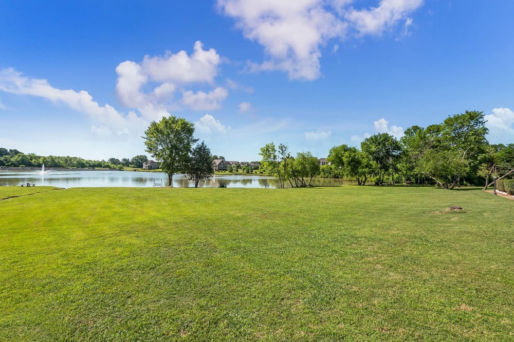 Lake access at Lakeshore II Apartments in Fort Oglethorpe, Georgia