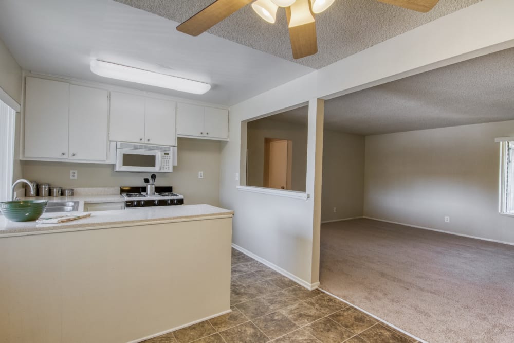 Apartment Kitchen at Casa Sierra in Riverside, California