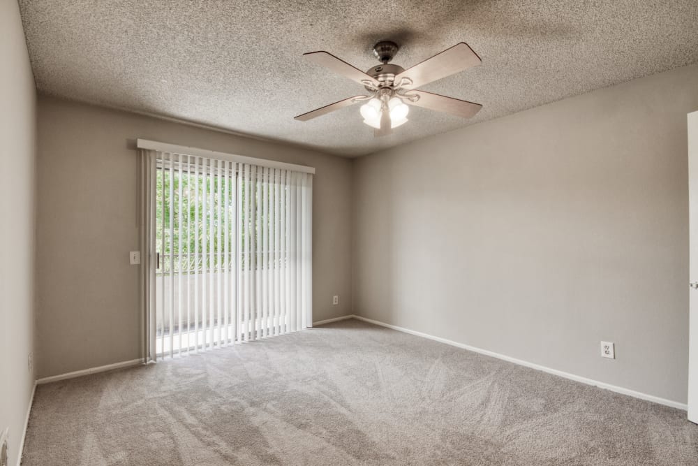 Apartment living room at Casa Sierra in Riverside, California