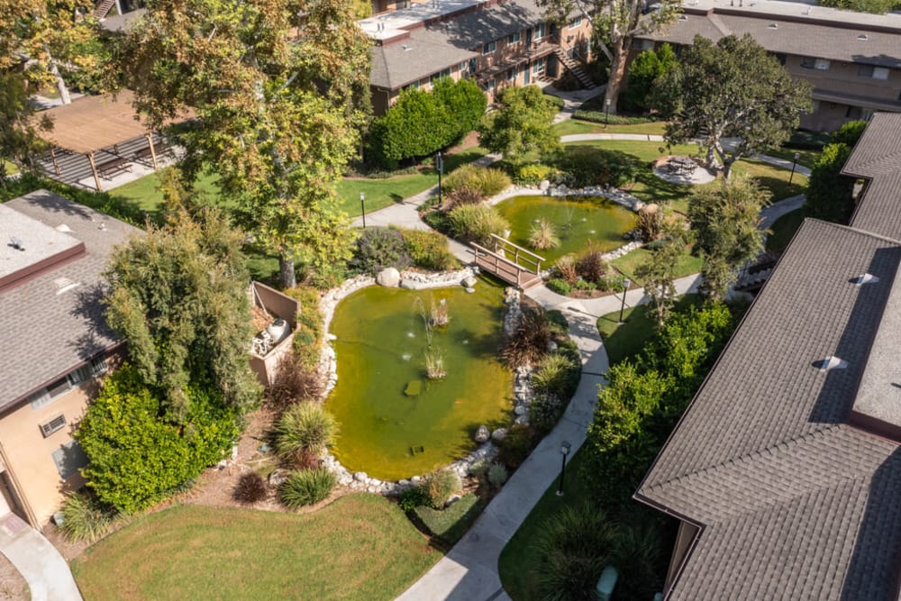 Aerial view of Casa Sierra in Riverside, California
