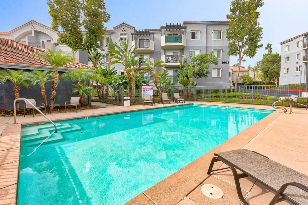 Pool at Grandon Village in San Marcos, California