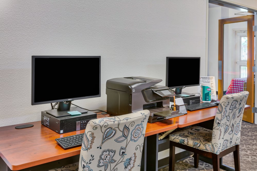 Computer lab at Grandon Village in San Marcos, California