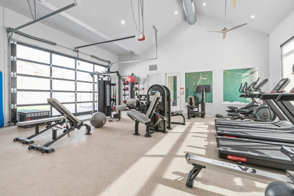 Spacious Gym at The Kelton Apartments in ,UT